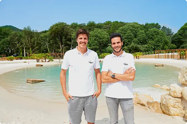 Co-gérants de l'entreprise Clair Lagon