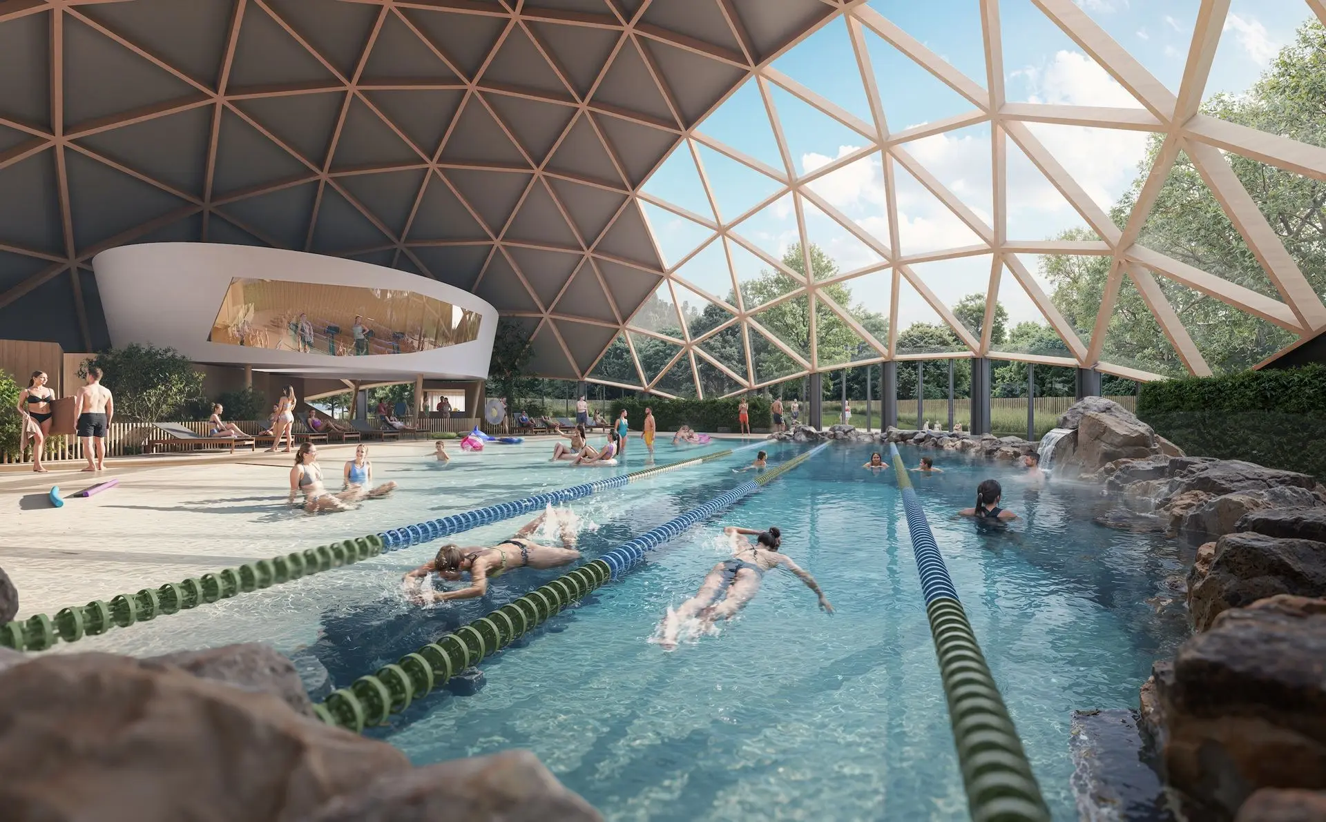 Collaborative partnership for the creation of custom lagoon-style pools