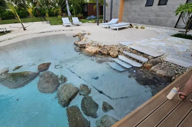 Crique clair lagon Une crique intimiste dans votre jardin